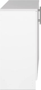 Prepac Elite 32" Storage Cabinet, White Storage Cabinet, Base Cabinet, Bathroom Cabinet with 1 Adjustable Shelf 18" D x 32" W x 36" H, WEB-3216