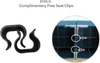 7-Piece Black Wicker Outdoor Patio Sectional Set - No Assembly (Supercrylic Beige)