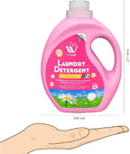WBM Laundry Detergent Liquid,Concentrate High Efficiency Liquid Laundry Detergent with Long Lasting Fragrance - 35.2 Oz, 50 Loads