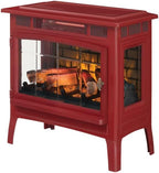 duraflame Freestanding Electric Fireplace Stove Heater with 3D Flame Effect for 1,000 Sq. Ft. Cinnamon