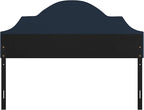 Hillsdale, Cynthia Upholstered Full/Queen Adjustable Headboard, Navy