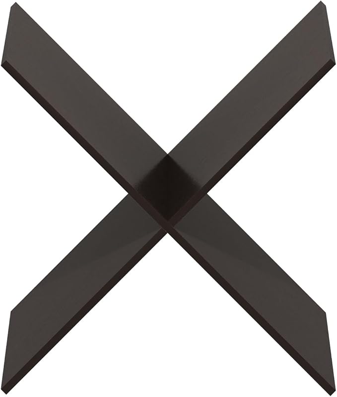 Furinno Cubicle Cube Insert, X-Shelf Cube Organizer, Fits into Extra Thick Cubes, for Organizers and Storage, Dark Oak (Does not fit IKEA Kallax Shelving)