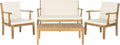 SAFAVIEH 4-Piece Outdoor Collection Fresno Patio Set