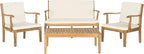 SAFAVIEH 4-Piece Outdoor Collection Fresno Patio Set