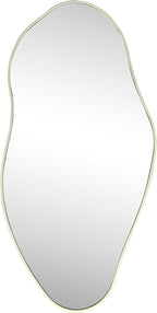 JONATHAN Y MIR200C Everly 20 in. W x 42 in. H Large Irregular Framed Decorative Wall Mirror, for Bathroom, Living Room, Bedroom, Sage Gren