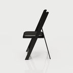 500 Black Resin Stackable Folding Chair - Comfortable Black Foldable Chair - Folding Chairs with Padded Seats - Indoor/Outdoor Folding Chairs for Events - Lightweight Foldable Chairs (500 Pack)