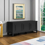 SIMPLIHOME Connaught Entryway Storage Bench - 51 inch Wide Solid Wood Storage Trunk Seat in Black, Traditional Bench for Entryway or Living Room with Lift-Up Lid and Decorative Moulding