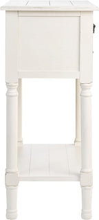 SAFAVIEH Home Collection Primrose White 3-Drawer Console Table