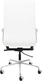 Laura Davidson Furniture SOHO II Tall Back Padded Management Chair (White)