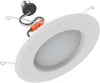GE LED Recessed Downlight Fixture, RS6 Indoor Floodlight, 6-Inch, Multiple Color Temperatures, 65 Watt Replacement (6 Pack)