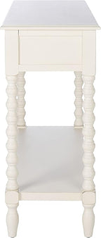 SAFAVIEH Home Collection Athena Distressed White 2-Drawer Console Table