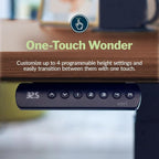 Vari ComfortEdge 48x30 Inch Electric Standing Desk – Height Adjustable Sit Stand VariDesk with Memory Presets, Sloped Edge, 220 LB Capacity + Tool-Free Assembly (Walnut Top/Slate Legs)