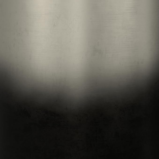 SIMPLIHOME Curtis Industrial 16 Inch Wide Metal Cylinder Accent Table in Ombre Black / Silver, Fully Assembled, For the Living Room and Bedroom