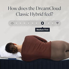 DreamCloud Classic 12" Queen Mattress - Luxury Hybrid Gel Memory Foam - 365 Night Trial - Fiberglass Free - Forever Warranty - Mattress in a Box - CertiPUR-US Certified