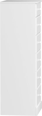 Prepac Astrid Tall White Dresser: 16.5"D x 19.75"W x 50"H, 6-Drawer Chest for Bedroom by Prepac - Perfect Chest of Drawers for Ample Storage