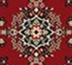 Home Dynamix Premium Sakarya Traditional Medallion Border Area Rug, Claret, 1'9"x7'2" Runner