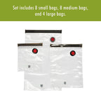 ZWILLING Fresh & Save 20-Piece Vacuum Sealer Bags, Sous Vide Bags - Assorted Sizes