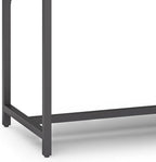 SIMPLIHOME Banting Desk - 72-Inch Wide Solid Hardwood and Metal Writing Desk in Medium Saddle Brown, Modern Industrial Home Office Computer Table for Study with 2 Drawers and Flip-Down Keyboard Tray