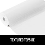 GORILLA GRIP DripGuard Shelf Liner, Non Adhesive Drawer and Kitchen Cabinet Protector, 20x240 Inch, Slip Resistant BPA Free Smooth Surface Plastic Liners for Cabinets, Bathrooms, Closets, White