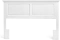 Mantua Arcadia Panel Headboard in Gloss White - Twin Size
