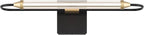 Possini Euro Design Nikola Modern Industrial Vintage Wall Light Bar Matte Black Hardwire 23 1/2" Fixture for Bedroom Bathroom Bedside Vanity House Living Room Home Mirror Hallway Dining Kitchen