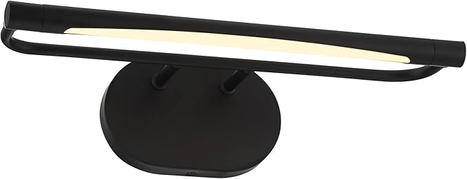 Possini Euro Design Possini Euro Samuel 17" Wide Black LED Picture Light