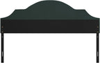 Hillsdale, Cynthia Upholstered King Adjustable Headboard, Green