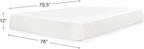 Signature Design by Ashley Chime Memory Foam 12" King Mattress with Thick Memory and Support Foam for Pressure Relief, Fiberglass Free, Mattress In A Box