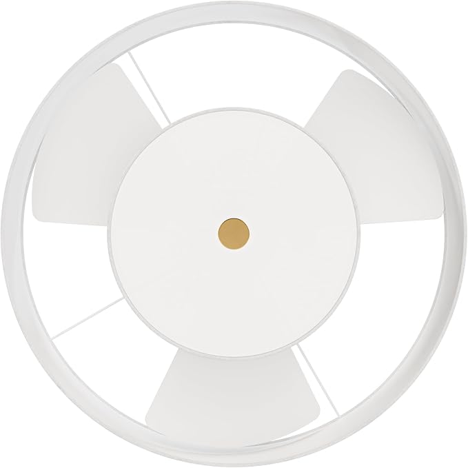 Hunter - Brookside Indoor Fandelier with Light, Remote, 30-inch, Casual-Style, 3-Speed WhisperWind Motor, 52974, Ceiling Fans for Living Rooms, bedrooms, Home Offices, Kitchens (Luxe Gold)