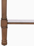 SAFAVIEH Home Collection Landers Brown 2-Drawer Console Table CNS5710C