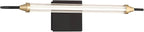 Possini Euro Design Nikola Modern Industrial Vintage Wall Light Bar Matte Black Hardwire 23 1/2" Fixture for Bedroom Bathroom Bedside Vanity House Living Room Home Mirror Hallway Dining Kitchen