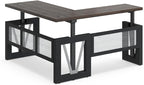 nbf signature series District Reversible L Shaped Desk with Height Adjustable Electric Standing Desk Ergonomic Office Desk Corner Desk Perfect for PC Setup
