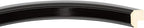 OVALCREST Oval Beveled Wall Mirror for Home Decor - Toronto Style - Gloss Black - 26" x 20"