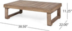 Christopher Knight Home Sammy, Brown and Beige Outdoor 4 Seater Acacia Wood Chat Set with Water Resistant Cushions