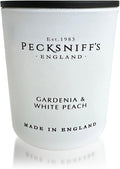 Pecksniff's Gardenia & White Peach Luxury Scented Candle | 1 Wick, 100 g/3.5 oz