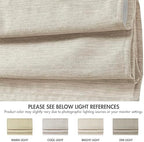 Madison Park Cordless Roman Shades Faux Silk Shade with Sheen 1-Panel Privacy, Room Darkening, Energy Efficient, Thermal Insulated Window Blind for Bedroom, Living Room Décor, 33"W x 64"H Como, Ivory