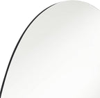 Possini Euro Design Brando Round Decorative Wall Mirror Modern Silver Frameless 37 3/4" Wide for Bedroom Living Room Home House Office Entryway