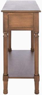 SAFAVIEH Home Collection Landers Brown 2-Drawer Console Table CNS5710C