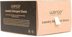 Wenge Laundry Detergent Sheets - Eco-Friendly 240 Count, No Plastic Jug, Liquidless Technology, Hypoallergenic for Home, Dorm, Travel, Camping - Hand Washing, Clean, No Mess, Fresh Scent