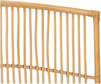 Maykoosh Bohemian Bliss Brown Rattan Modern Marvel Size Wall-Mount Headboard