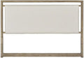 American Woodcrafters Arlington King Upholstered Panel Headboard - Nutmeg