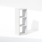 Furinno Cubic Closet Organizers and Storage, 3-Cube Closet Organizer, Open Shelf Closet Storage, Extra Thick Frame for Wardrobe, Bedroom, Living Room, White