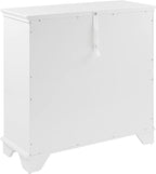 Crosley Furniture Lydia Accent Storage Cabinet, Bar, Buffet for Kitchen, Living Room, or Entryway, White
