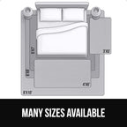 GORILLA GRIP Slip Resistant Soft Washable Stain Resistant Area Rug, Plush Thick Carpet for Nursery, Bedroom, Living Room, Non-Shedding Floor Rugs, Kid and Pet Friendly, Baby Home Decor, 4x6, Ivory