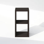 Furinno Cubic Closet Organizers and Storage, 2-Cube Closet Organizer, Open Shelf Closet Storage, Extra Thick Frame for Wardrobe, Bedroom, Living Room, Dark Oak