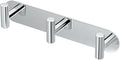 Gatco 1292, Modern Decor Wall Hook, Coat Hat Towel Robe Hook. For Entryway Living, Kitchen, Bathroom, Bedroom. Sturdy Chrome on Premium Brass.