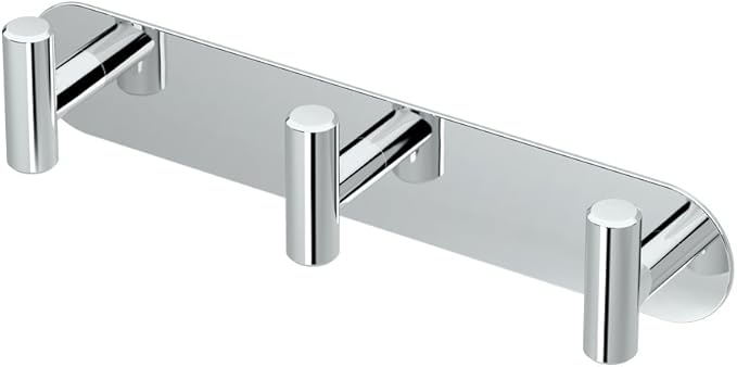 Gatco 1292, Modern Decor Wall Hook, Coat Hat Towel Robe Hook. For Entryway Living, Kitchen, Bathroom, Bedroom. Sturdy Chrome on Premium Brass.