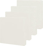 Easy-Going Waterproof Patio Cushion Covers 24x22x4 inch 4 Pack Replacement Non-Slip Outdoor Seat Cushion Slipcover with Zipper. Cream