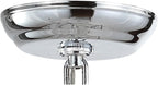 JONATHAN Y JYL7436C Pagoda Lantern Dimmable Adjustable Metal LED Pendant Classic Traditional Farmhouse Dining Room Living Room Kitchen Foyer Bedroom Hallway, 12 in, Chrome