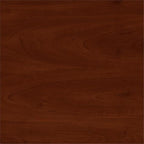 Pemberly Row Engineered Wood 72W Desk with Mobile File Cabinet in Hansen Cherry